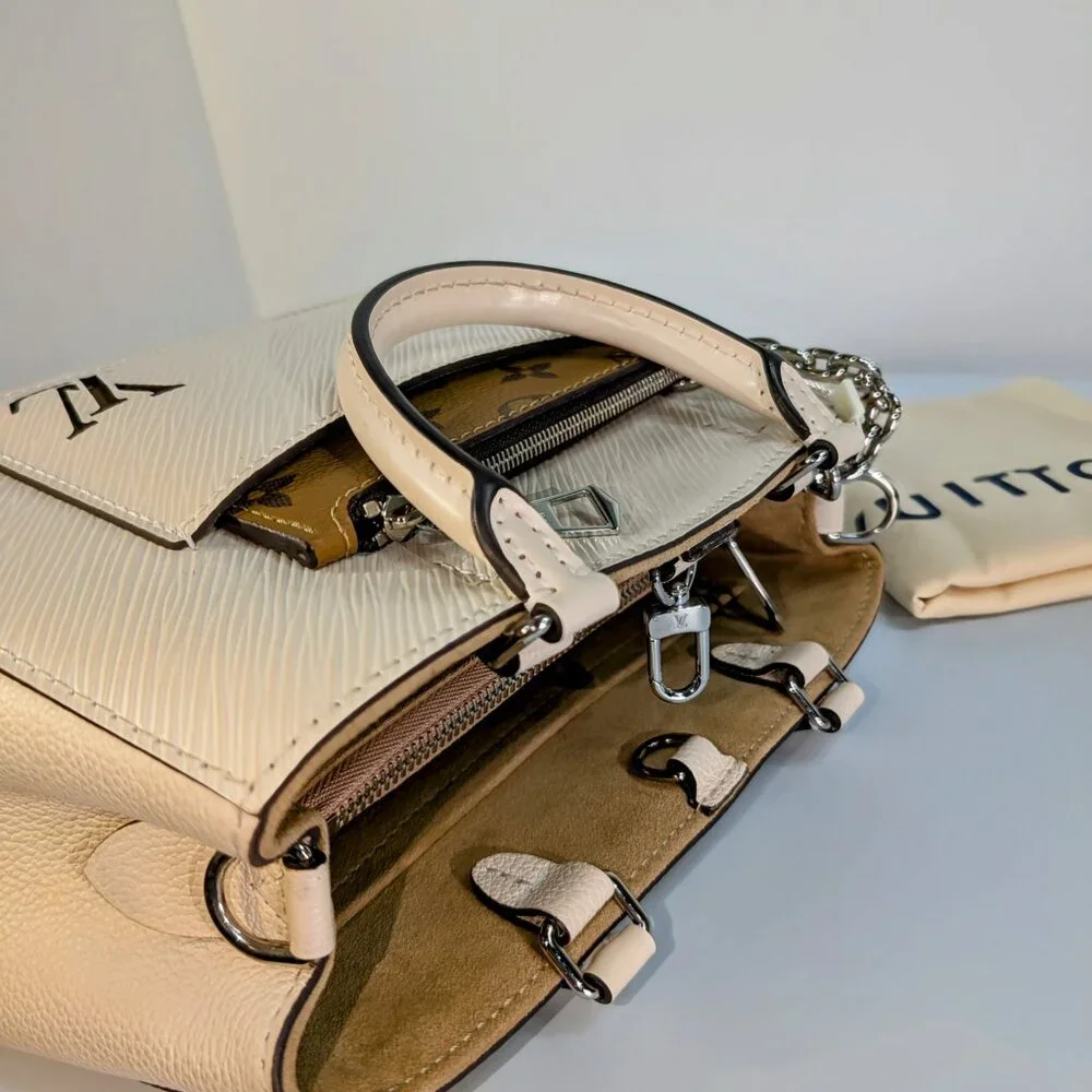 Louis Vuitton Quartz/Cream Marelle BB Tophandle Bag - Picture 13 of 16